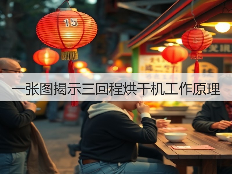一张图揭示三回程烘干机工作原理
