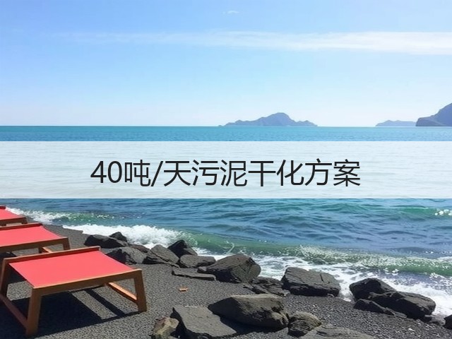 40吨/天污泥干化方案(图1) 40吨/天污泥干化方案(图1)