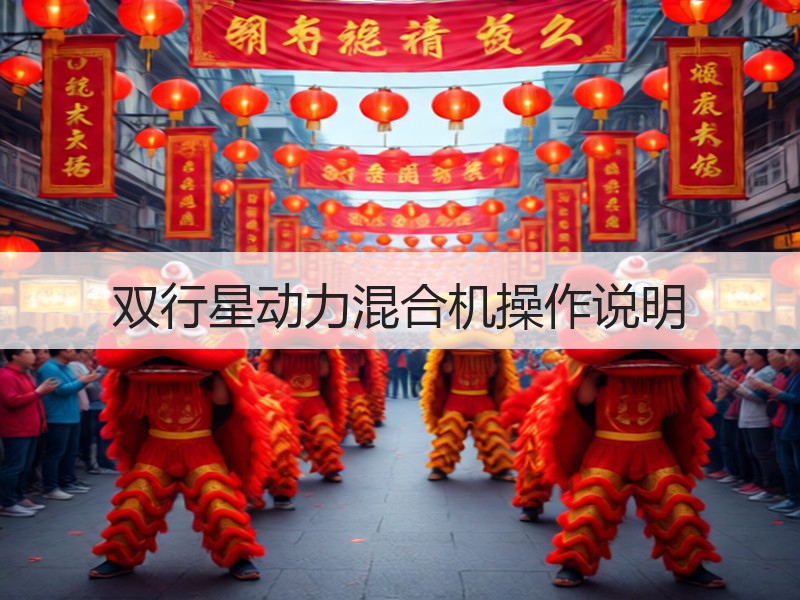 双行星动力混合机操作说明