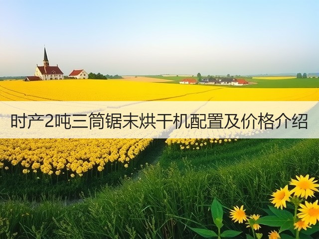时产2吨三筒锯末烘干机配置及价格介绍(图2)