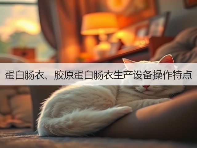 蛋白肠衣、胶原蛋白肠衣生产设备操作特点(图2)