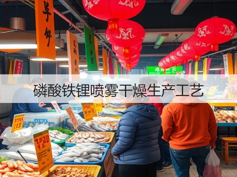 磷酸铁锂喷雾干燥生产工艺