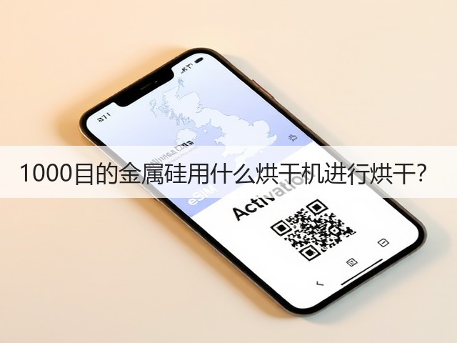1000目的金属硅用什么烘干机进行烘干？(图3)