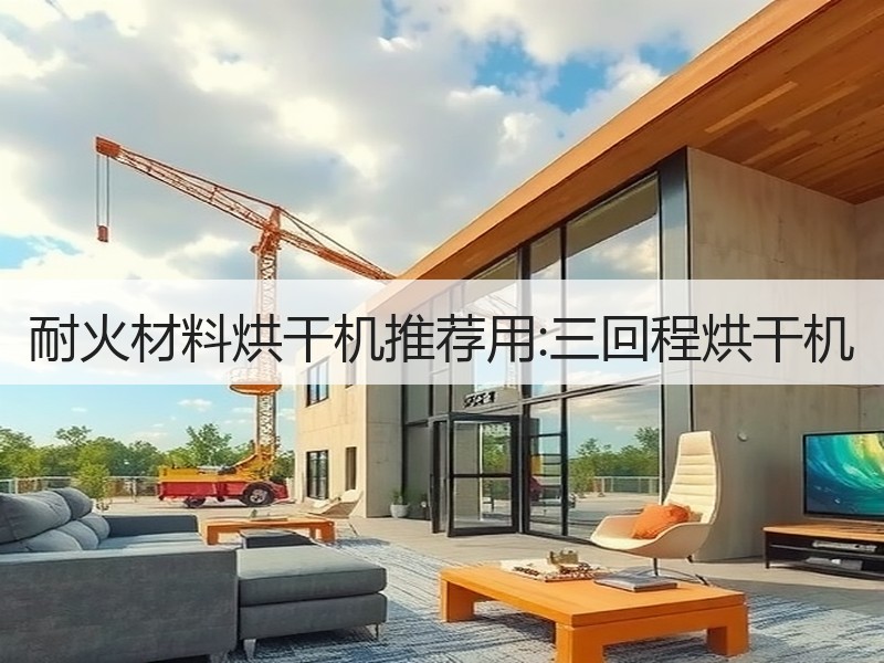 耐火材料烘干机推荐用:三回程烘干机
