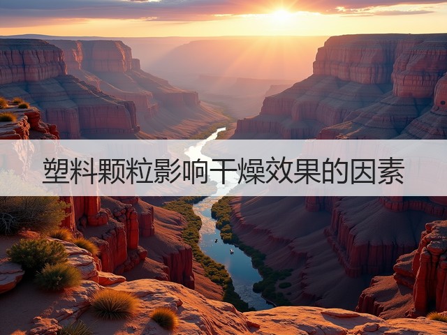 塑料颗粒影响干燥效果的因素(图2)