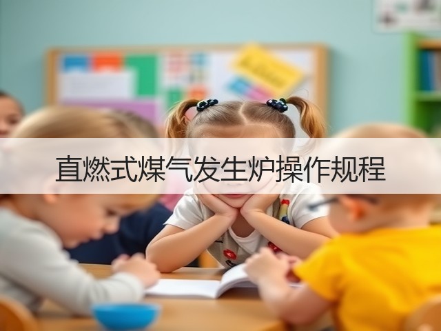 直燃式煤气发生炉操作规程(图1) 直燃式煤气发生炉操作规程(图1)