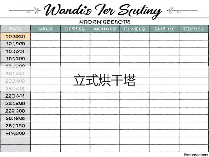 立式烘干塔 立式烘干塔