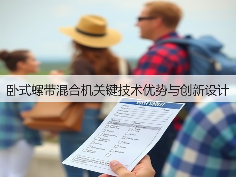 卧式螺带混合机关键技术优势与创新设计