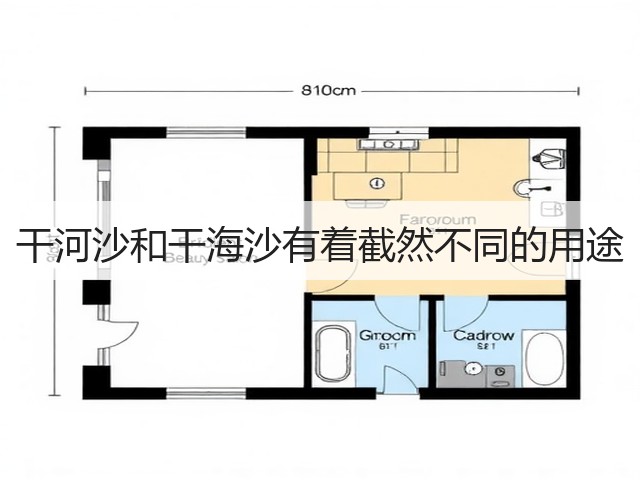 干河沙和干海沙有着截然不同的用途(图1)