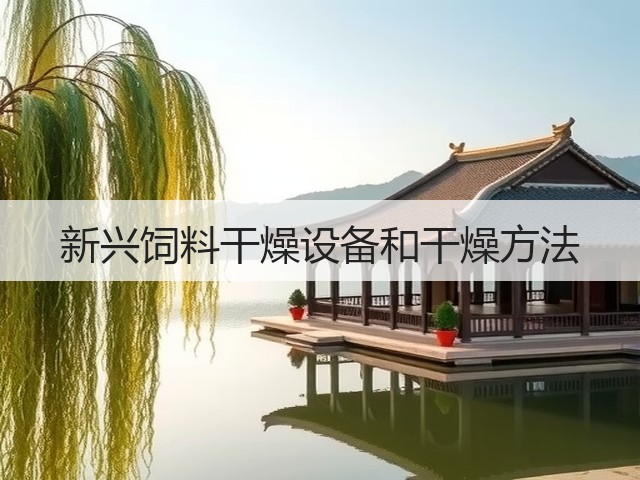 新兴饲料干燥设备和干燥方法(图2)
