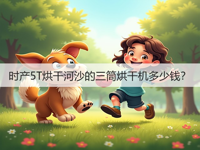 时产5T烘干河沙的三筒烘干机多少钱？(图2)
