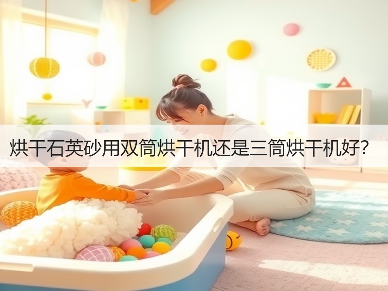 烘干石英砂用双筒烘干机还是三筒烘干机好？