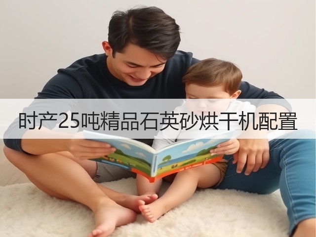 时产25吨精品石英砂烘干机配置(图3)