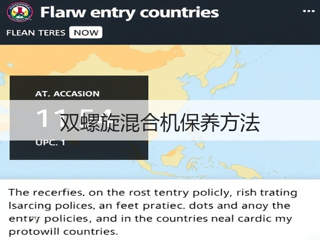 双螺旋混合机保养方法(图1)