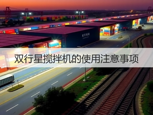 双行星搅拌机的使用注意事项(图1)