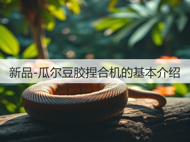 新品-瓜尔豆胶捏合机的基本介绍(图3)