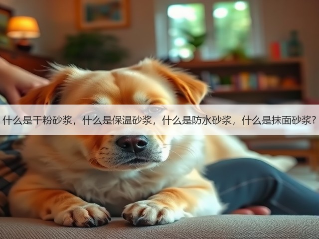 什么是干粉砂浆，什么是保温砂浆，什么是防水砂浆，什么是抹面砂浆?(图2)