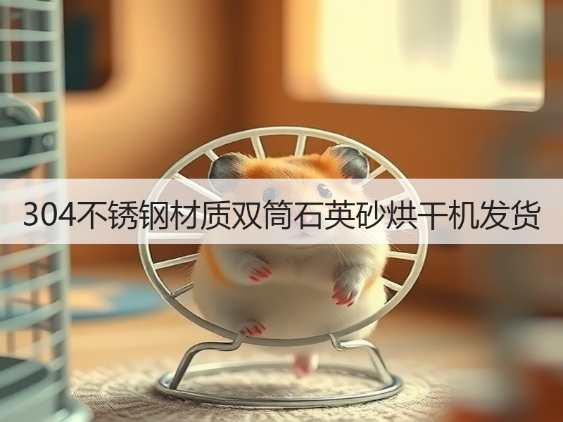 304不锈钢材质双筒石英砂烘干机发货 304不锈钢材质双筒石英砂烘干机发货