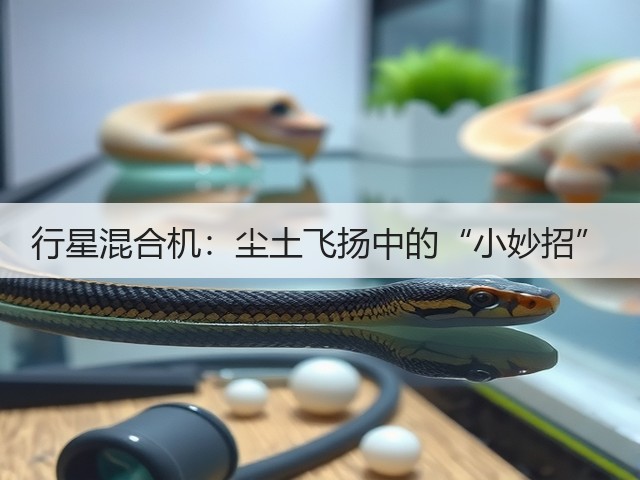 行星混合机：尘土飞扬中的“小妙招”(图1)