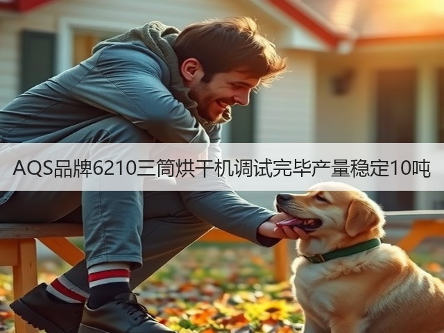 AQS品牌6210三筒烘干机调试完毕产量稳定10吨(图2) AQS品牌6210三筒烘干机调试完毕产量稳定10吨(图2)