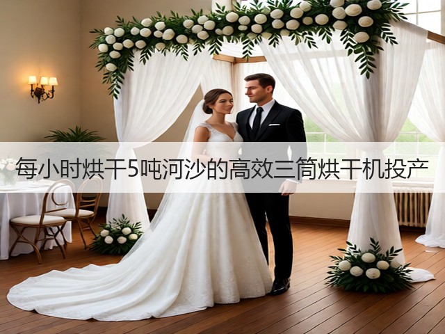 每小时烘干5吨河沙的高效三筒烘干机投产(图1) 每小时烘干5吨河沙的高效三筒烘干机投产(图1)