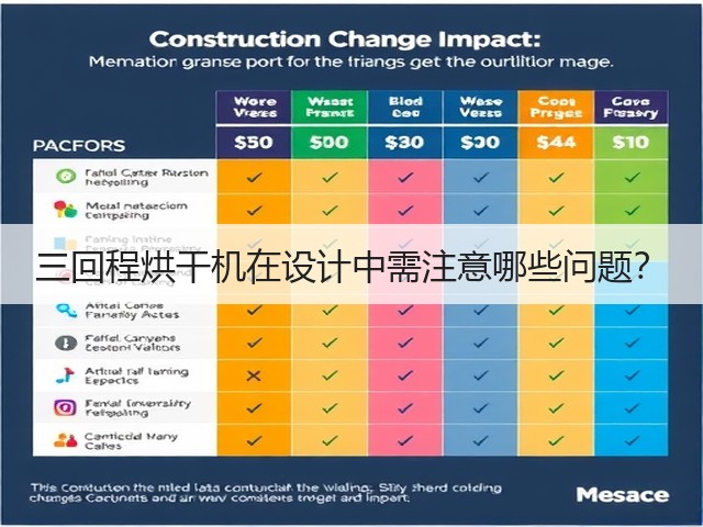 三回程烘干机在设计中需注意哪些问题？(图2)