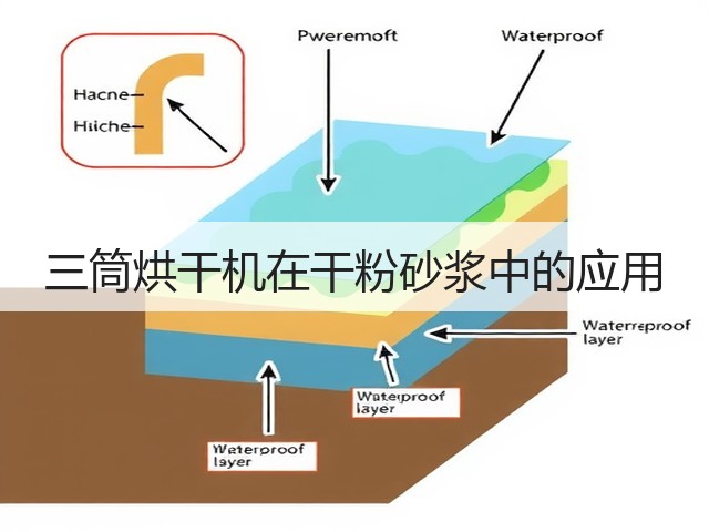 三筒烘干机在干粉砂浆中的应用(图1)