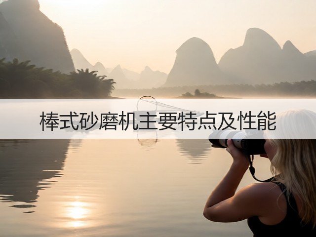 棒式砂磨机主要特点及性能(图1) 棒式砂磨机主要特点及性能(图1)