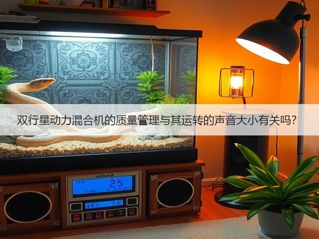 双行星动力混合机的质量管理与其运转的声音大小有关吗？(图1)