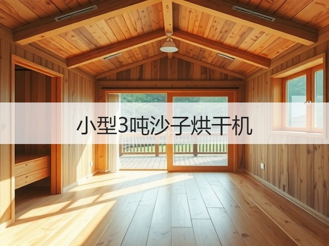 小型3吨沙子烘干机(图3)