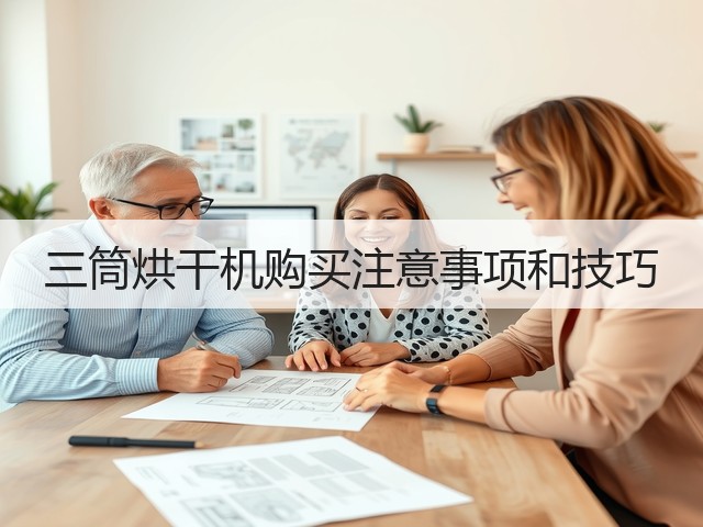 三筒烘干机购买注意事项和技巧(图2)