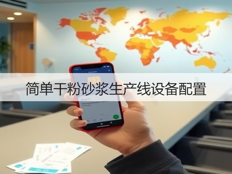 简单干粉砂浆生产线设备配置