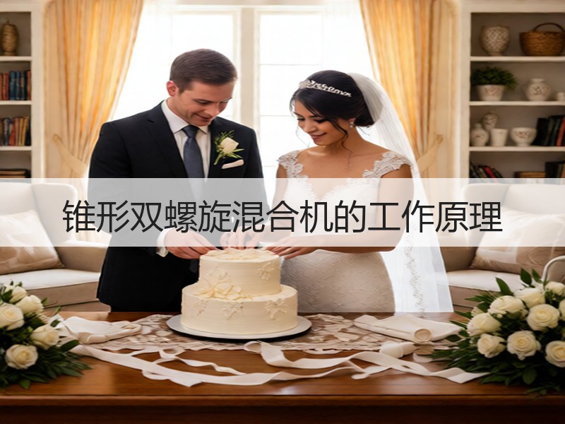 锥形双螺旋混合机的工作原理