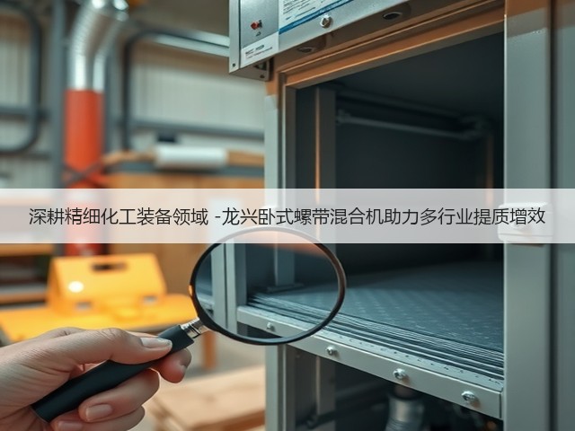 深耕精细化工装备领域 -龙兴卧式螺带混合机助力多行业提质增效(图3) 深耕精细化工装备领域 -龙兴卧式螺带混合机助力多行业提质增效(图3)