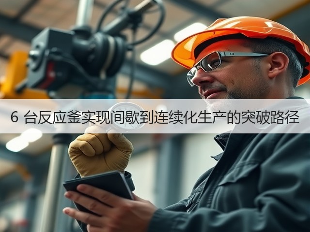 6 台反应釜实现间歇到连续化生产的突破路径(图3) 6 台反应釜实现间歇到连续化生产的突破路径(图3)